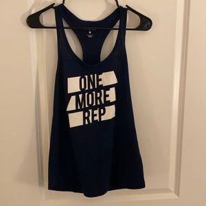 “One More Rep” workout tank
